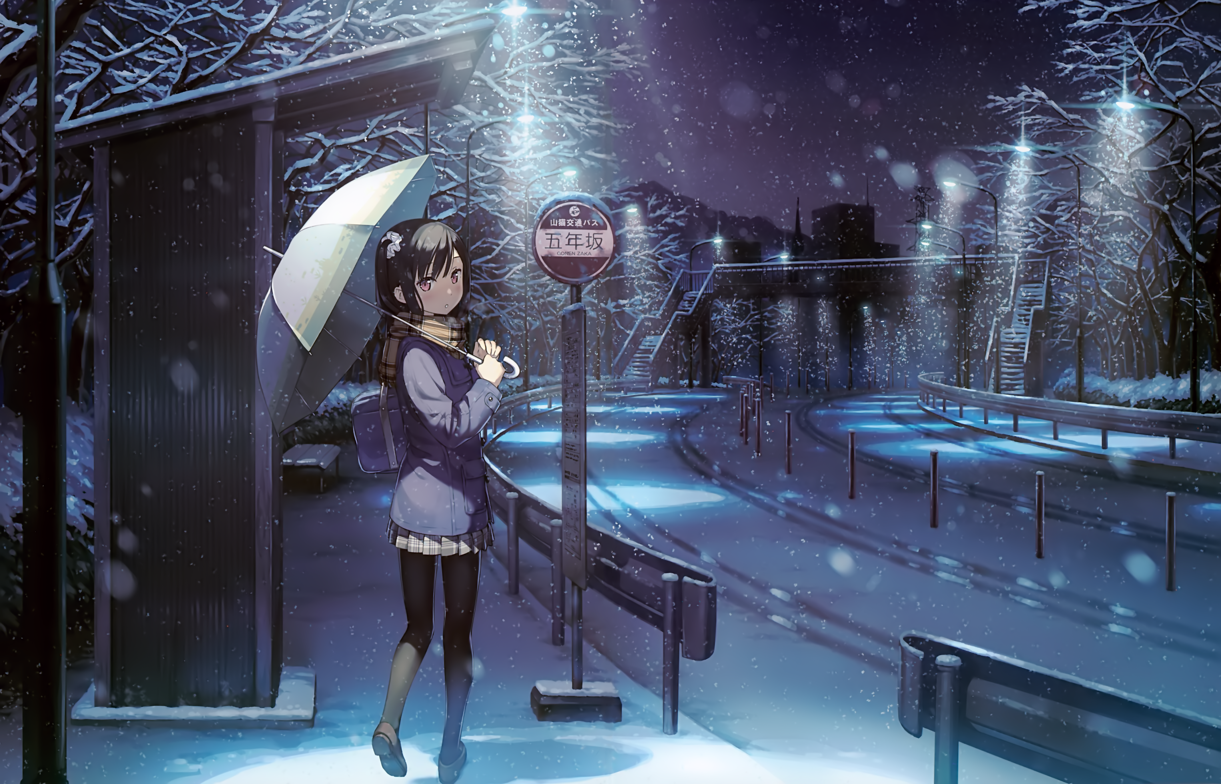 Anime Girls Winter Wallpapers