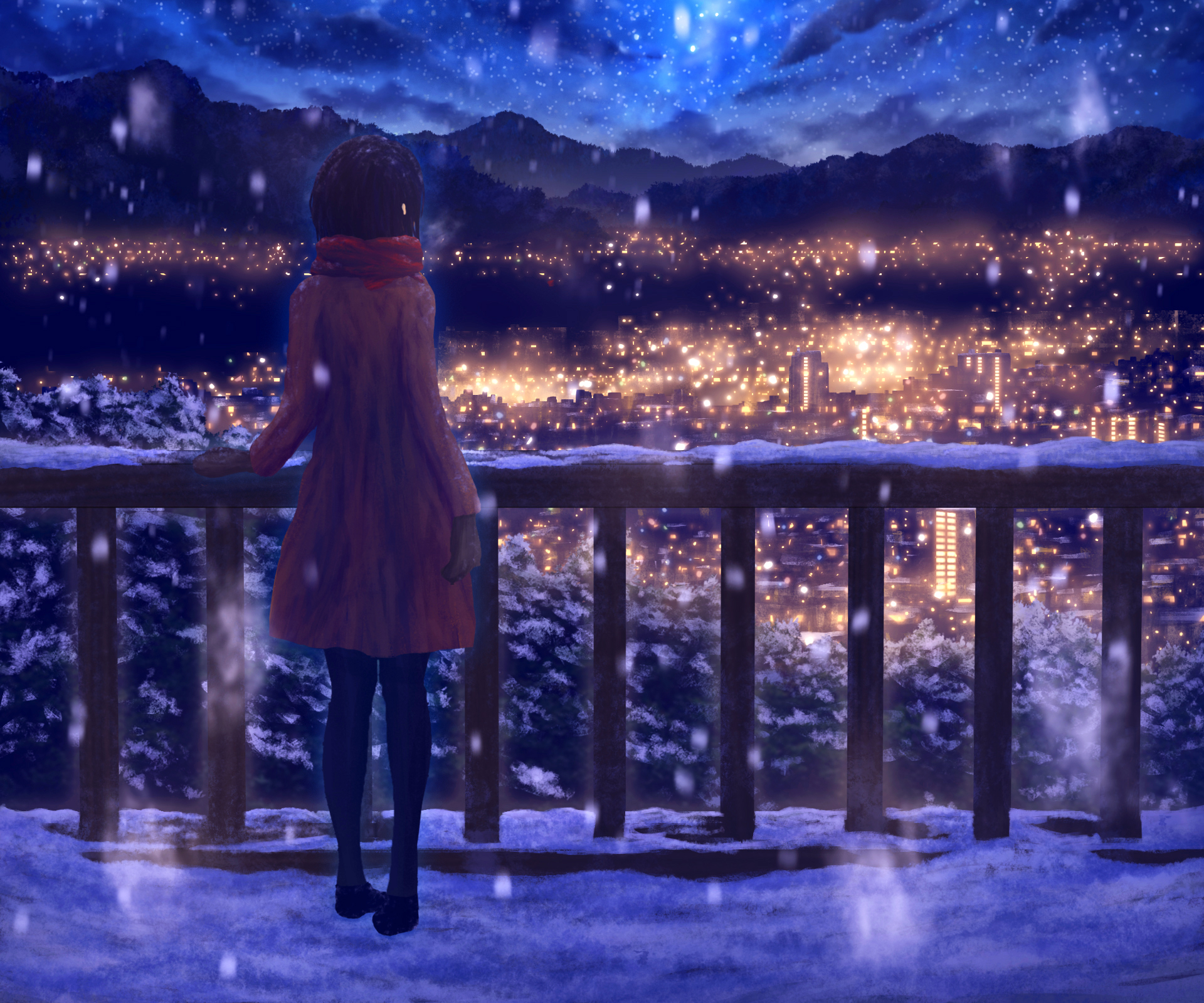 Anime Girls Winter Wallpapers