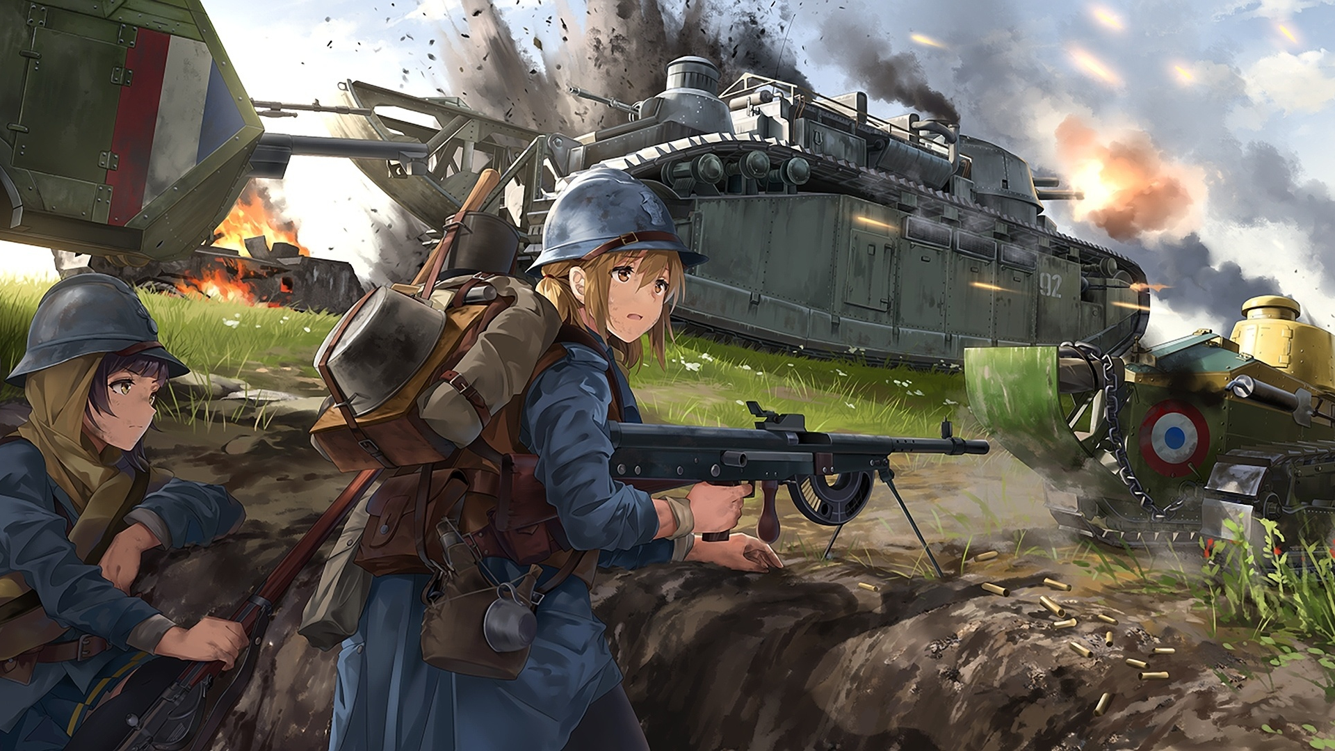 Anime Girls Ww2 Wallpapers