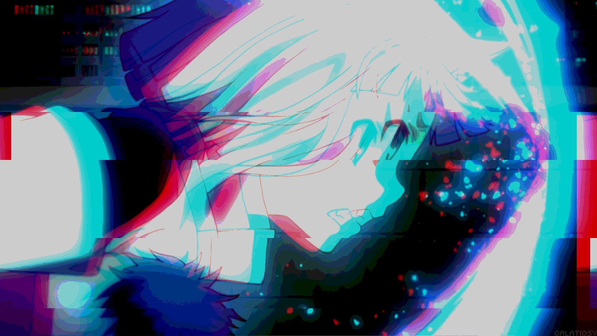 Anime Glitch Art Wallpapers