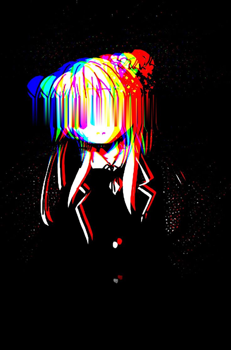 Anime Glitch Art Wallpapers