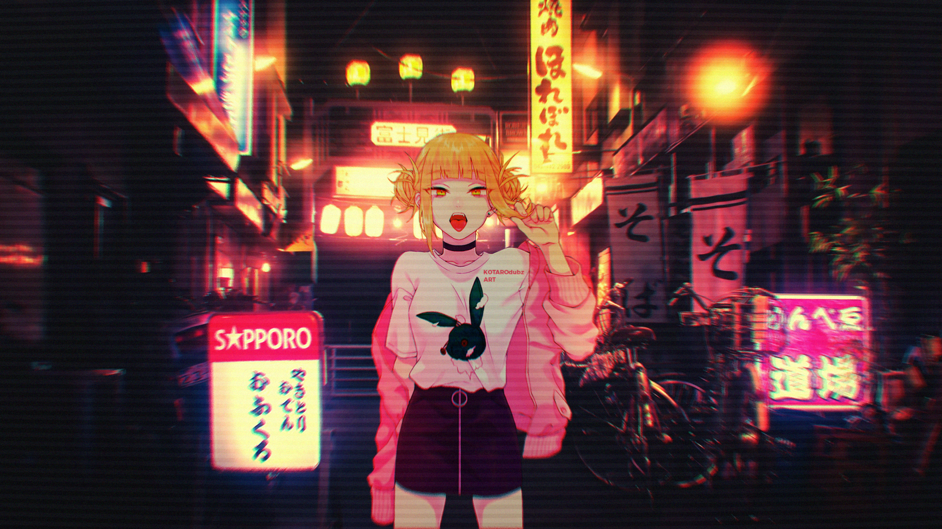 Anime Glitch Boy Wallpapers