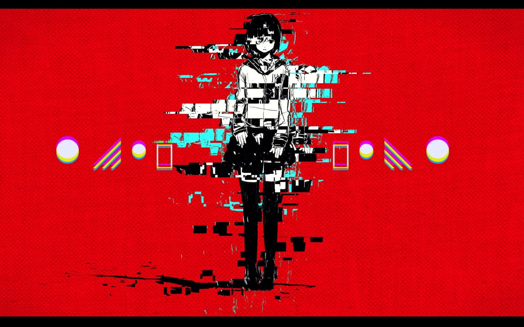 Anime Glitch Boy Wallpapers