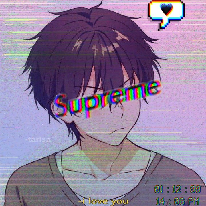 Anime Glitch Boy Wallpapers