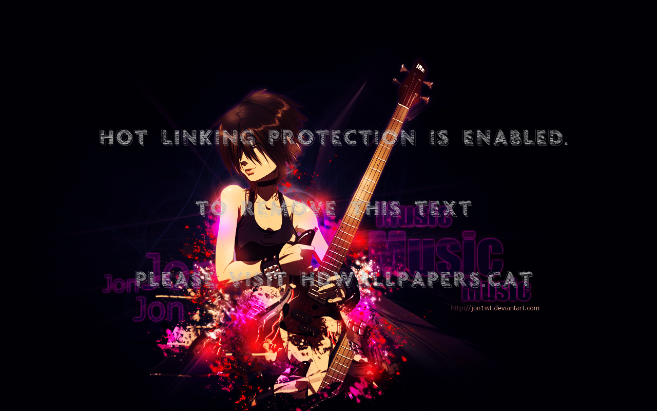 Anime Guitarist Wallpapers