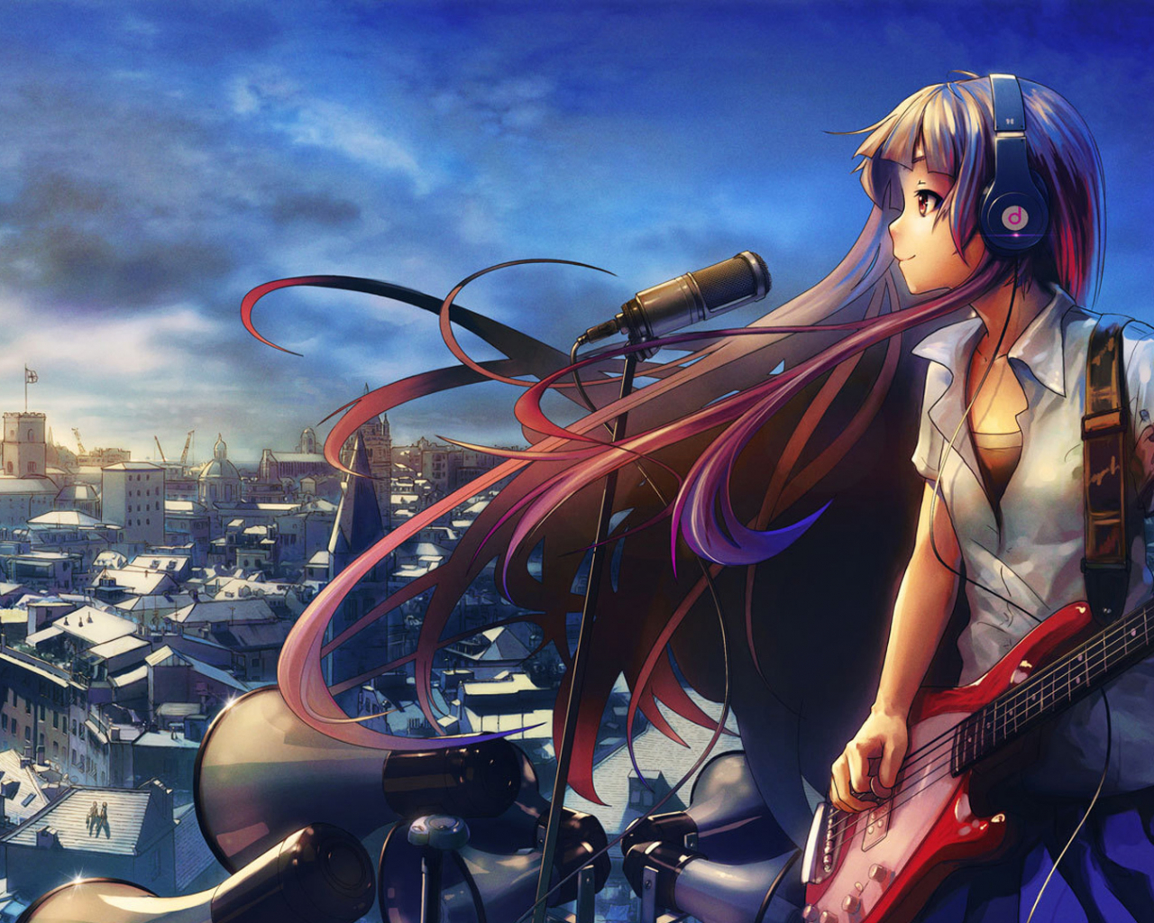 Anime Guitarist Wallpapers