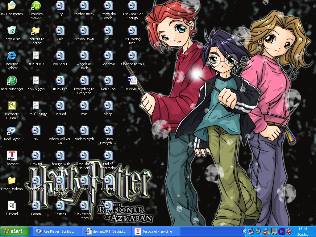 Anime Harry Potter Desktop Wallpapers