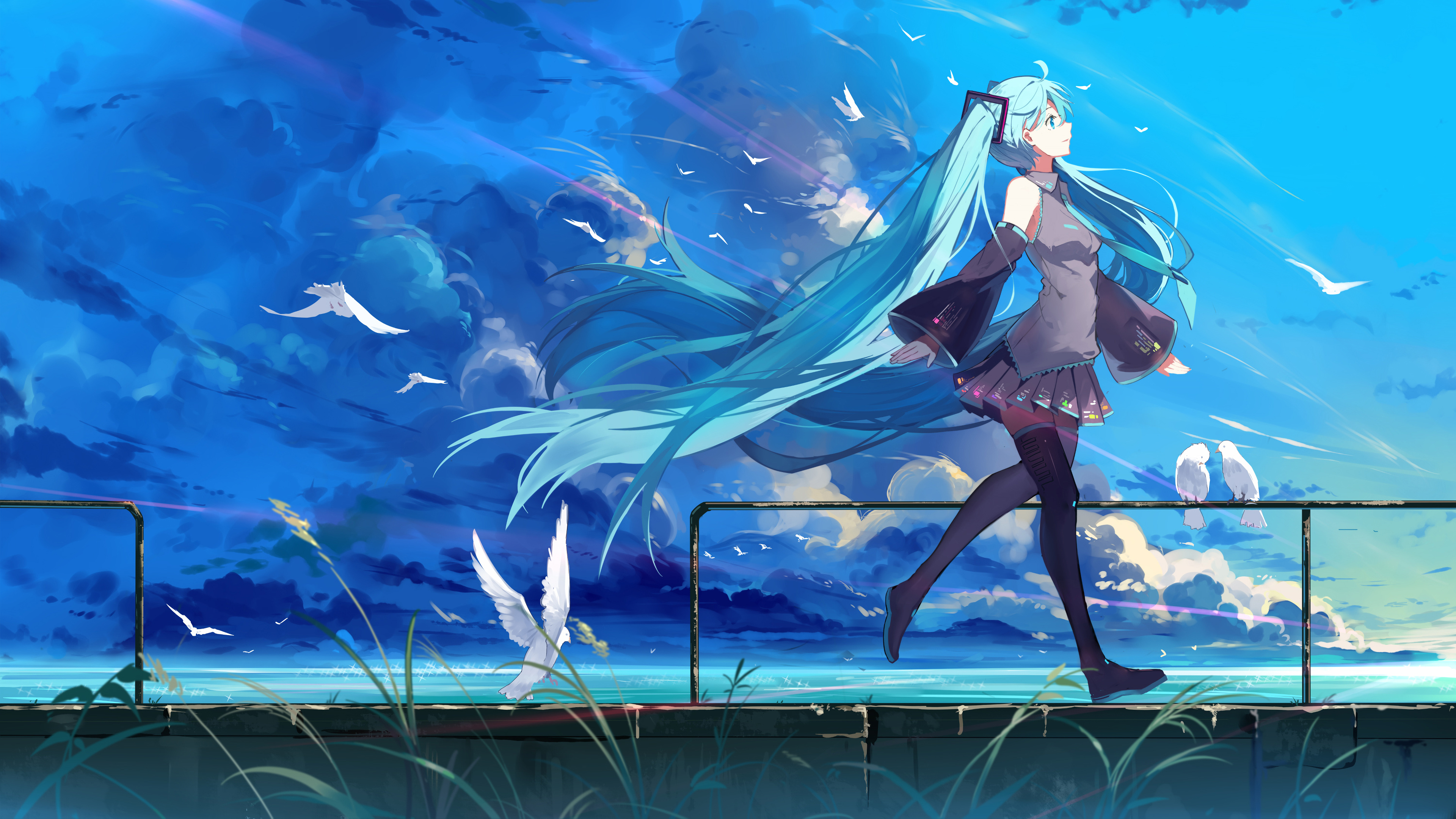 Anime Hatsune Miku 4K Wallpapers