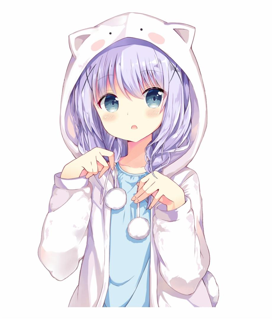 Anime Hoodie Girl Wallpapers