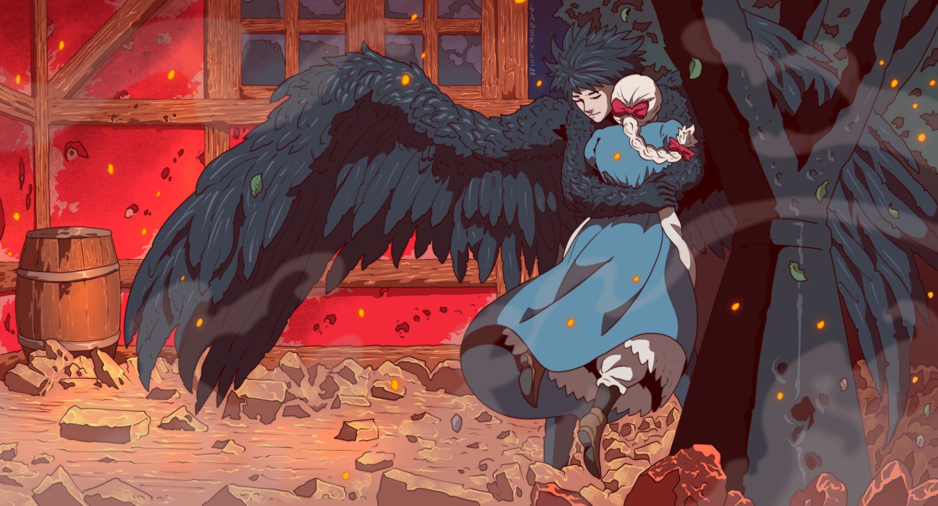 Anime Howls Moving Castle Wallpapers