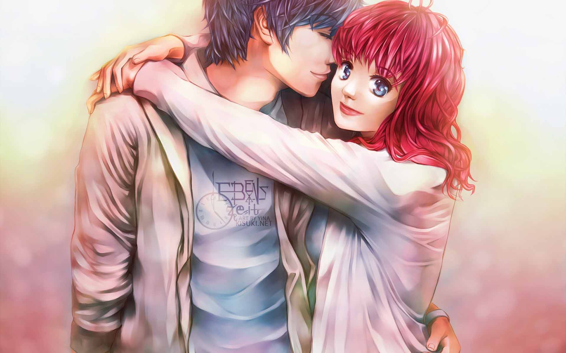 Anime Hugging Wallpapers