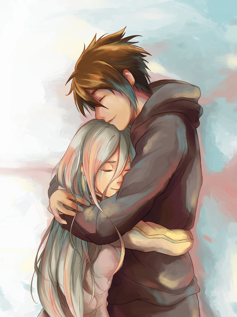 Anime Hugging Wallpapers