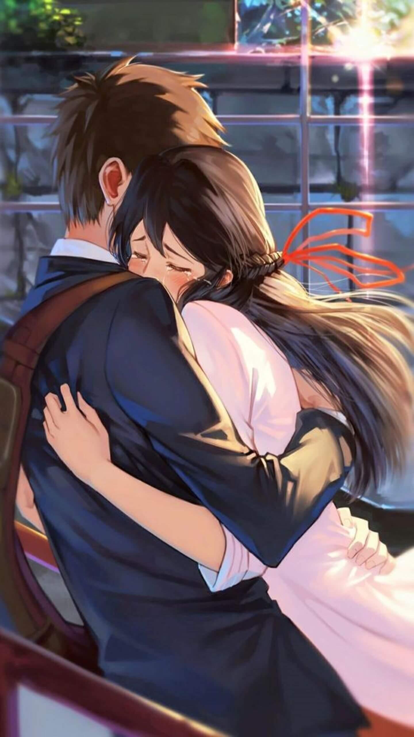 Anime Hugging Wallpapers