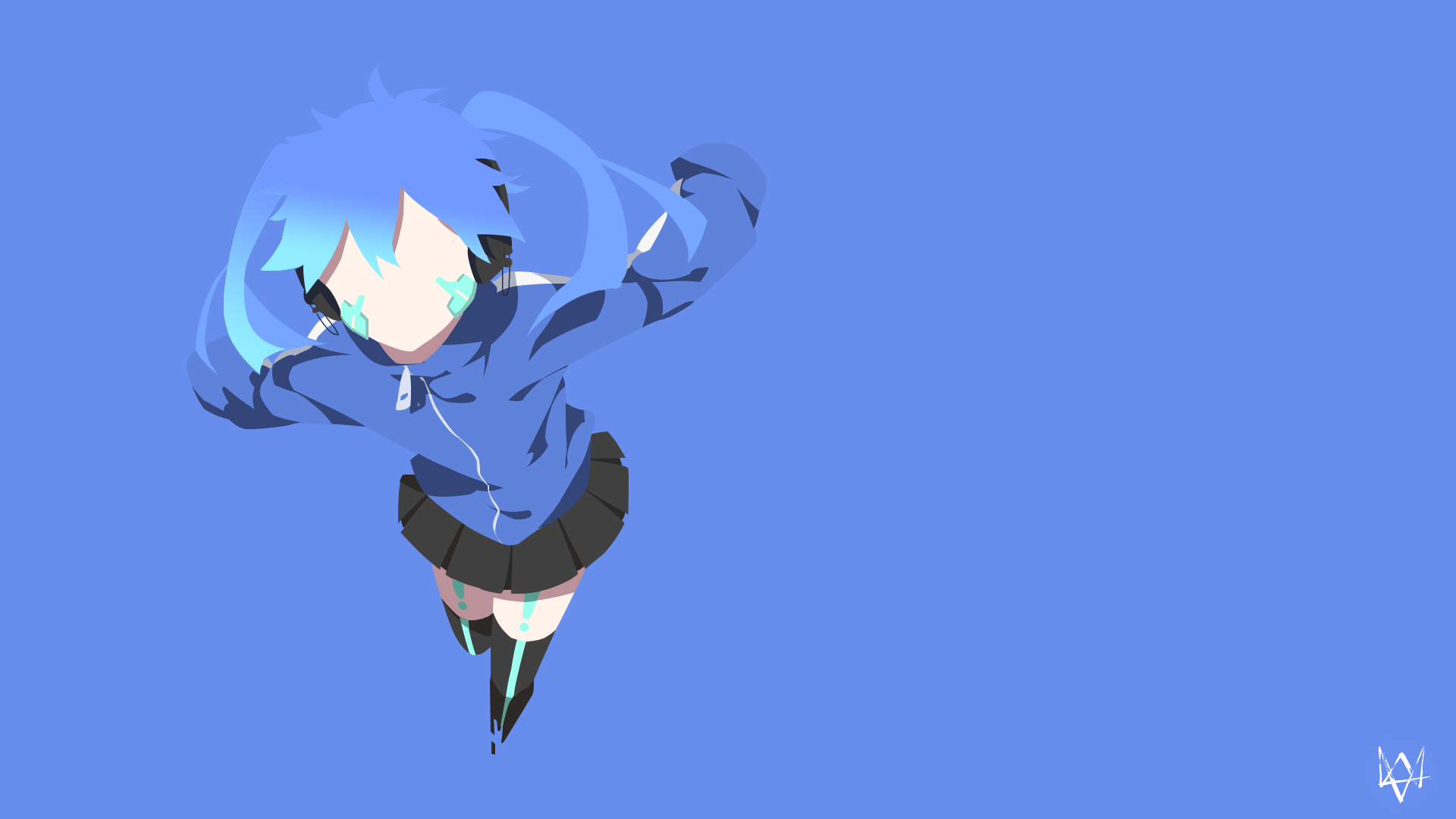 Anime Illustration Minimal Art Wallpapers