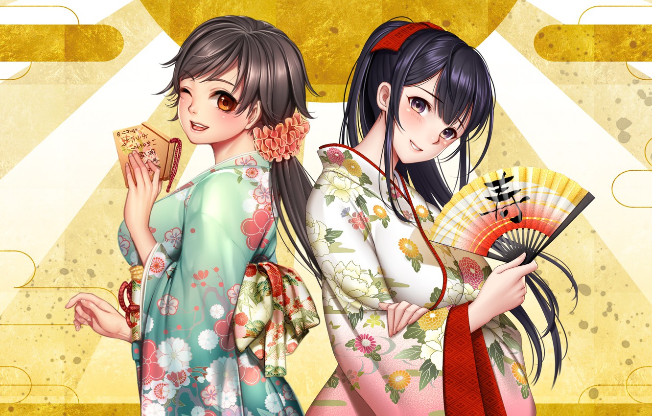 Anime Kimono Girl Wallpapers