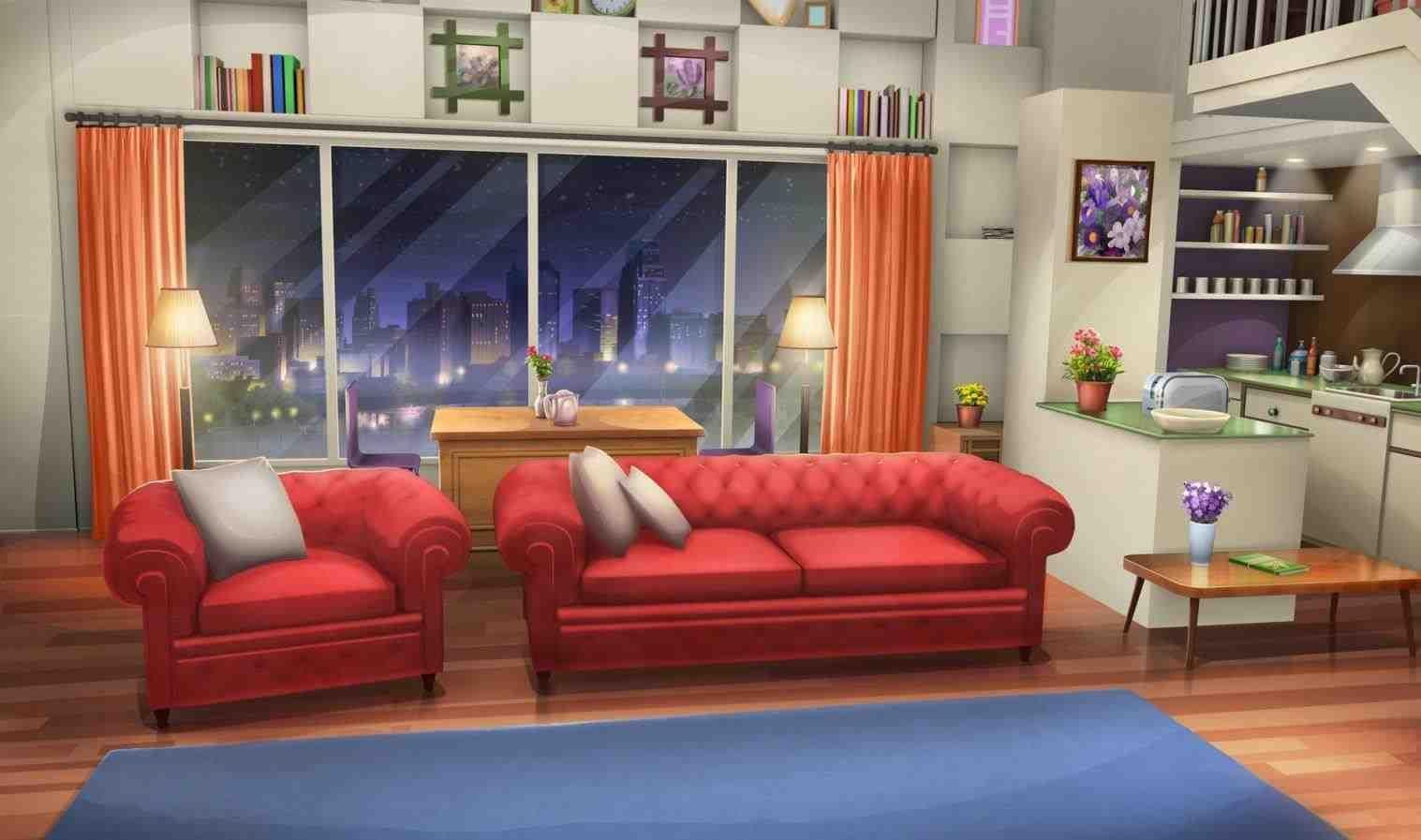 Anime Living Room Wallpapers