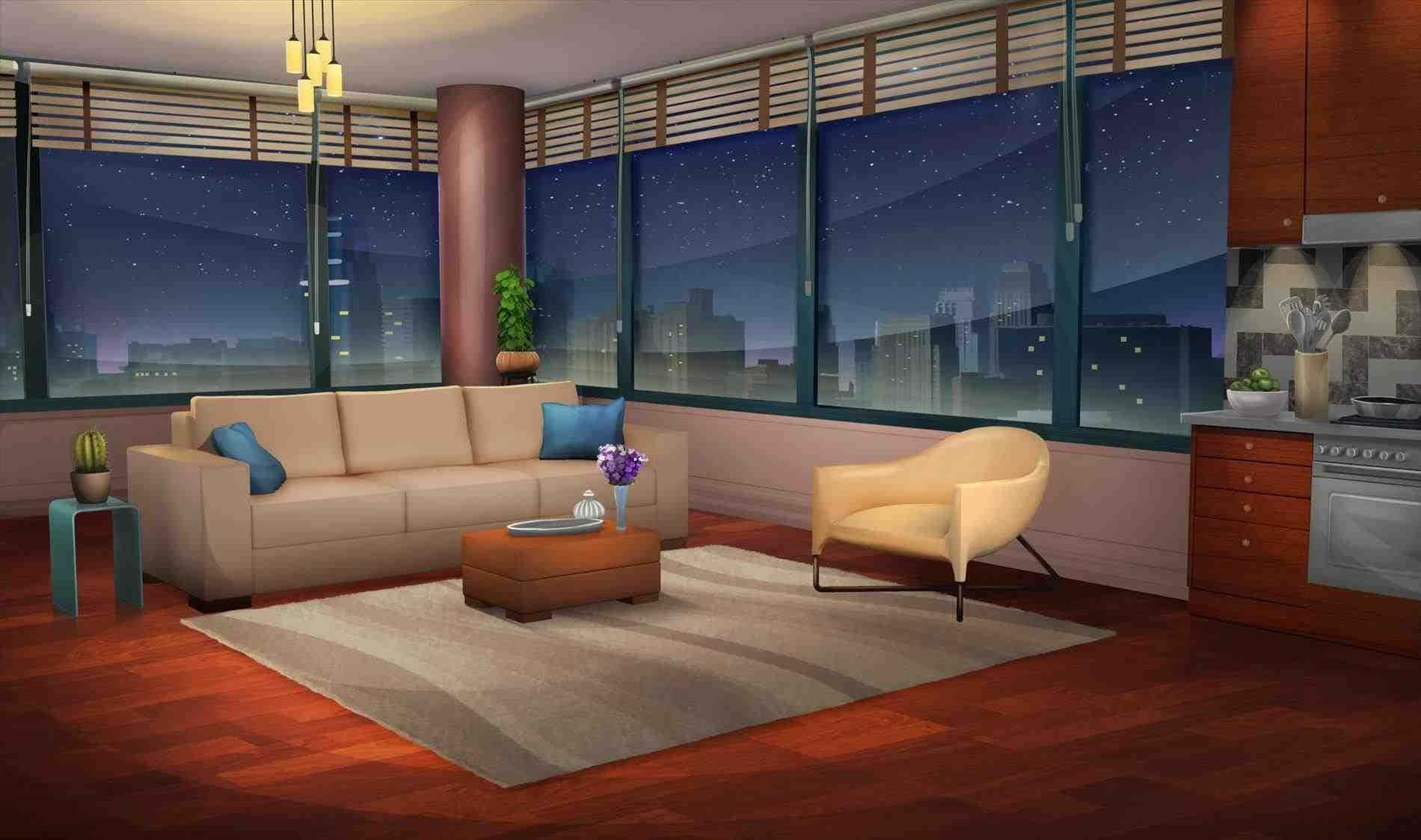 Anime Living Room Wallpapers