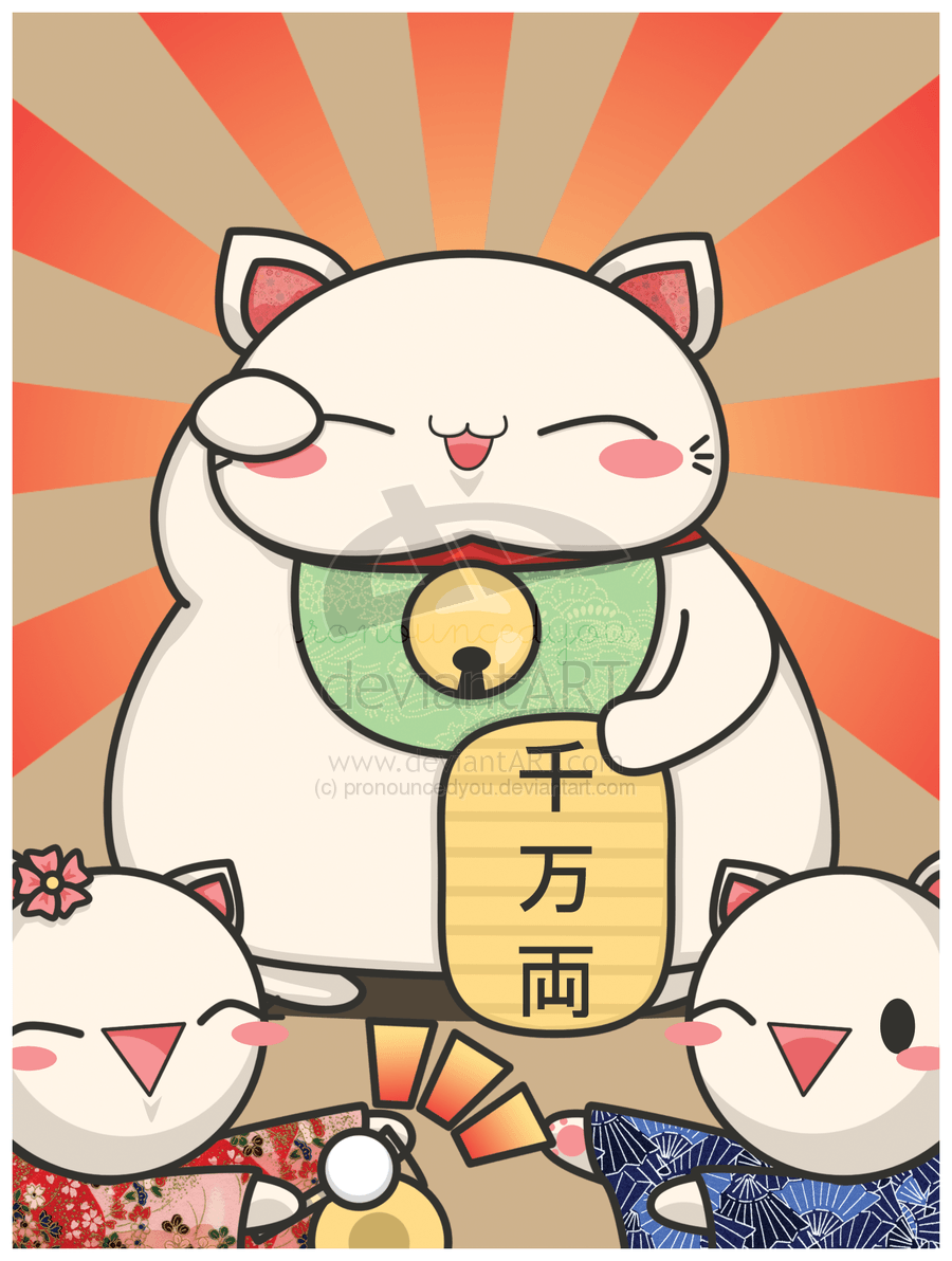 Anime Maneki Neko Wallpapers