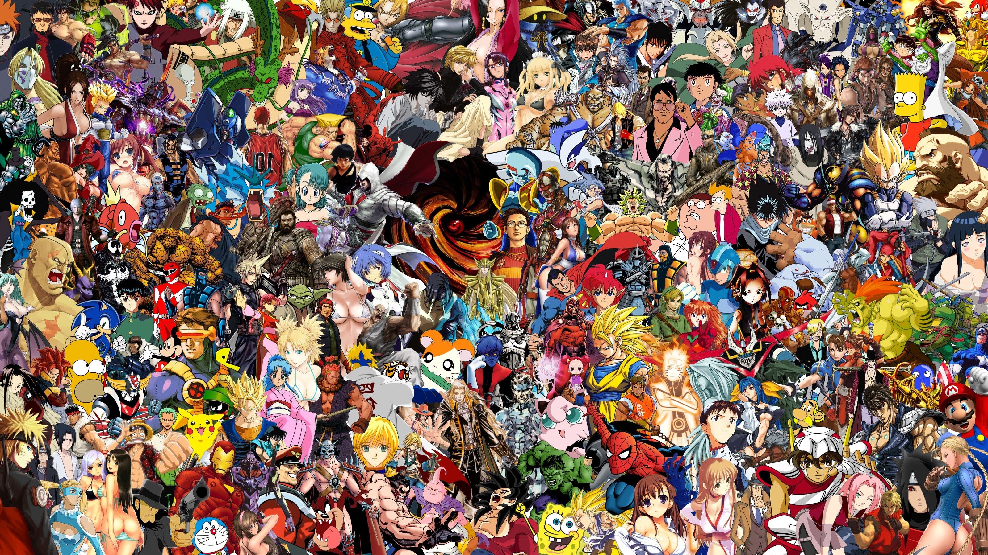 Anime Mashup Art Wallpapers