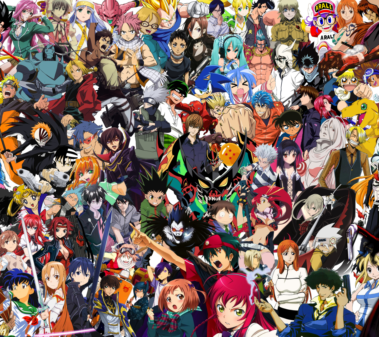 Anime Mashup Desktop Wallpapers