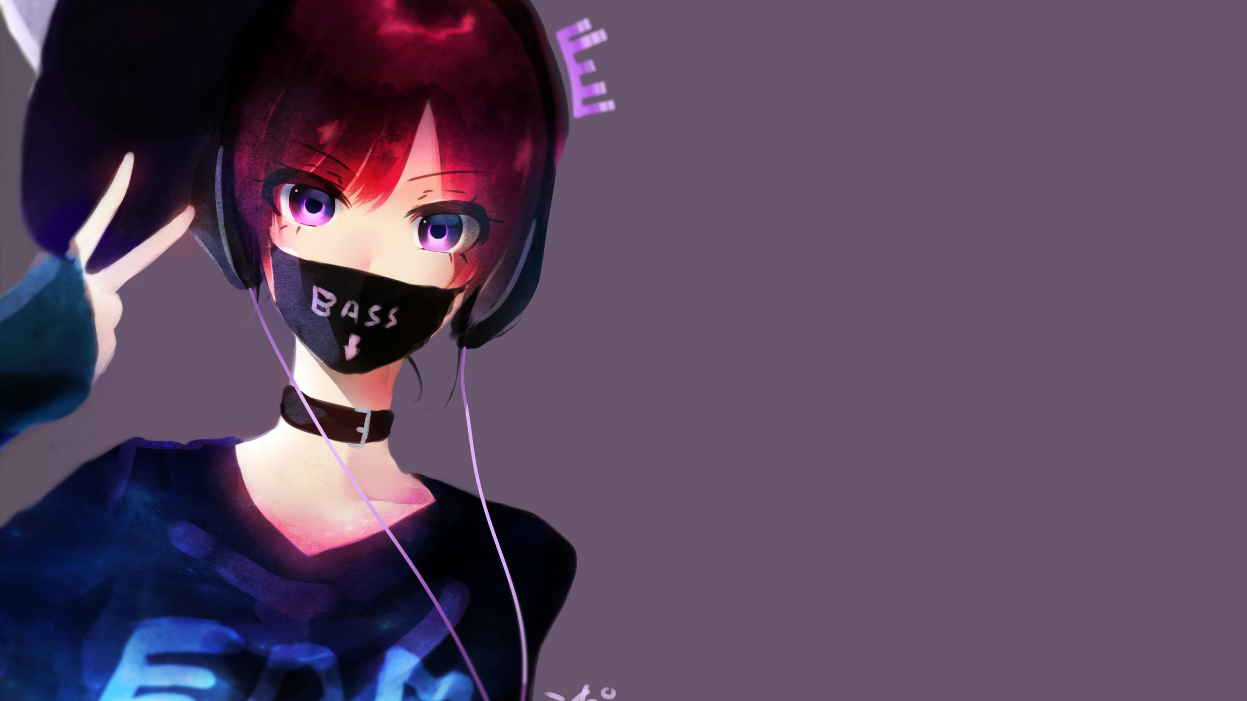 Anime Mask Girl Wallpapers