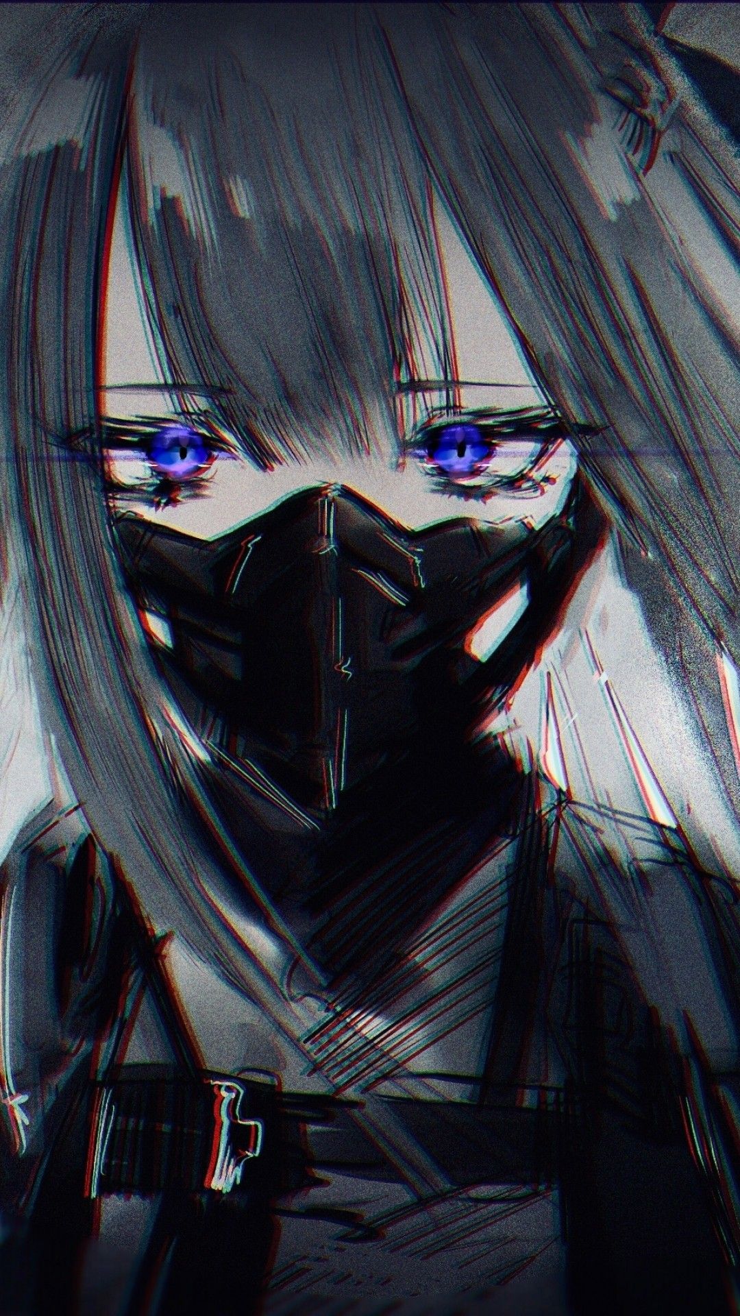 Anime Mask Girl Wallpapers