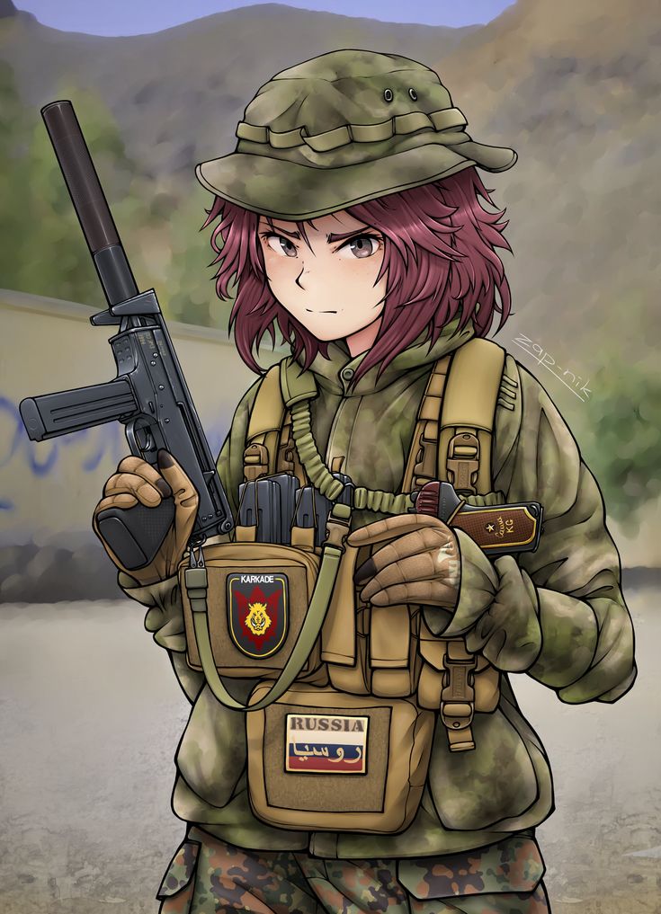 Anime Military Girl Wallpapers