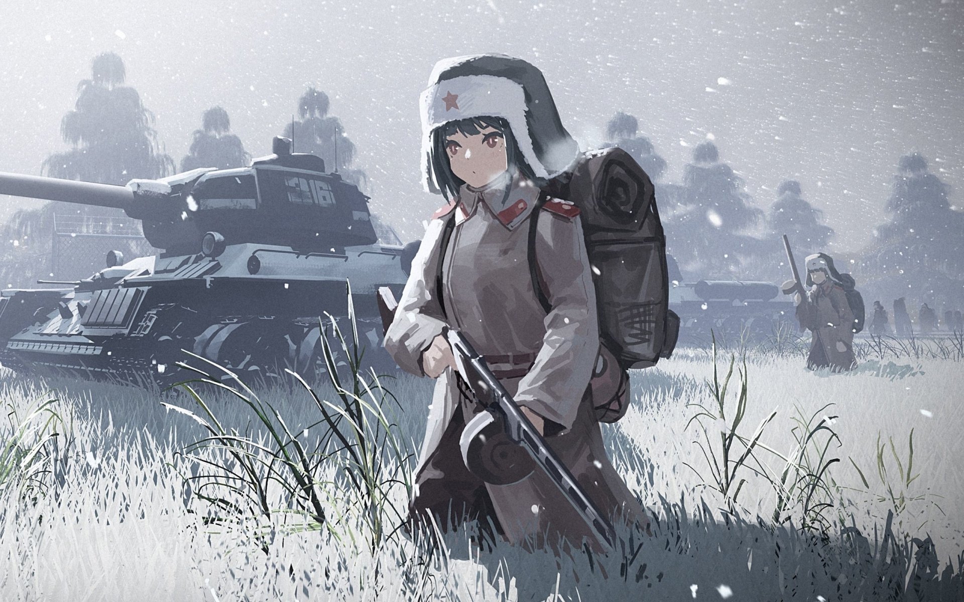 Anime Military Girl Wallpapers