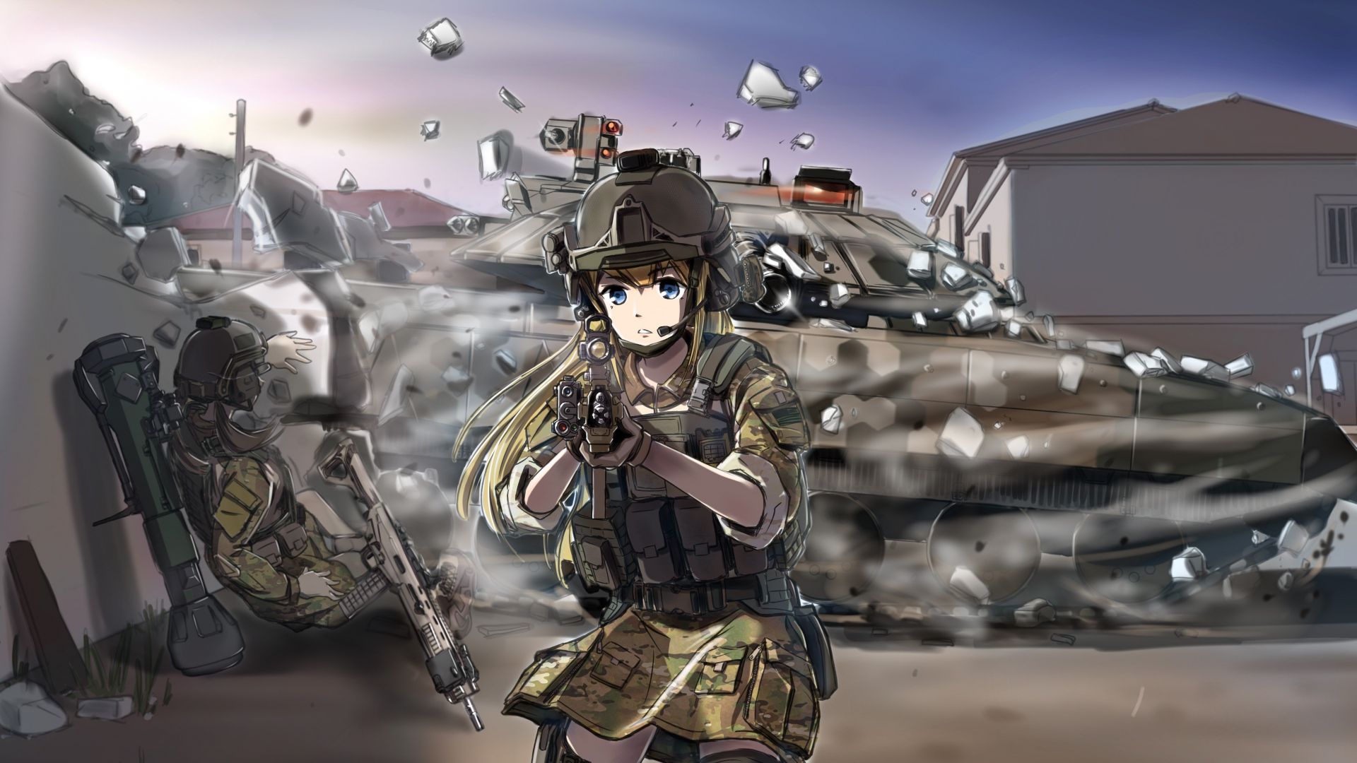 Anime Military Girl Wallpapers