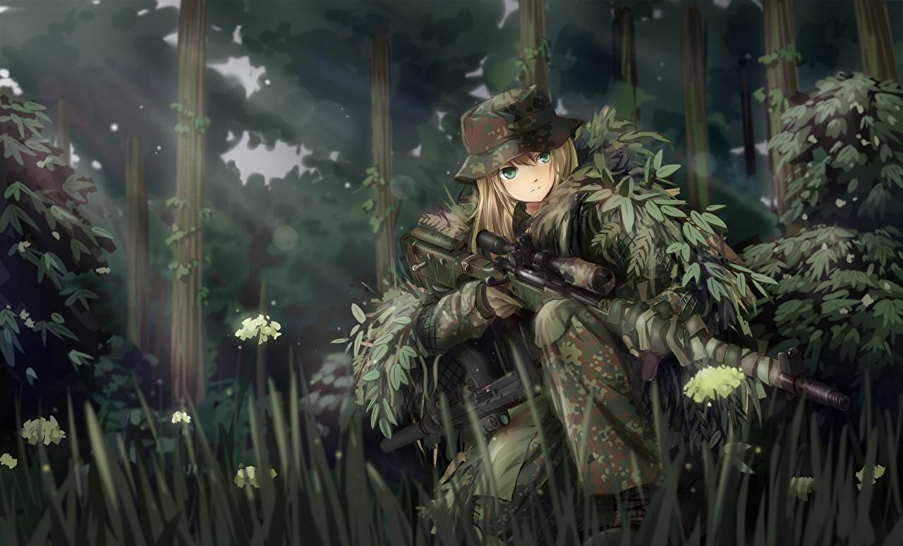 Anime Military Girl Wallpapers