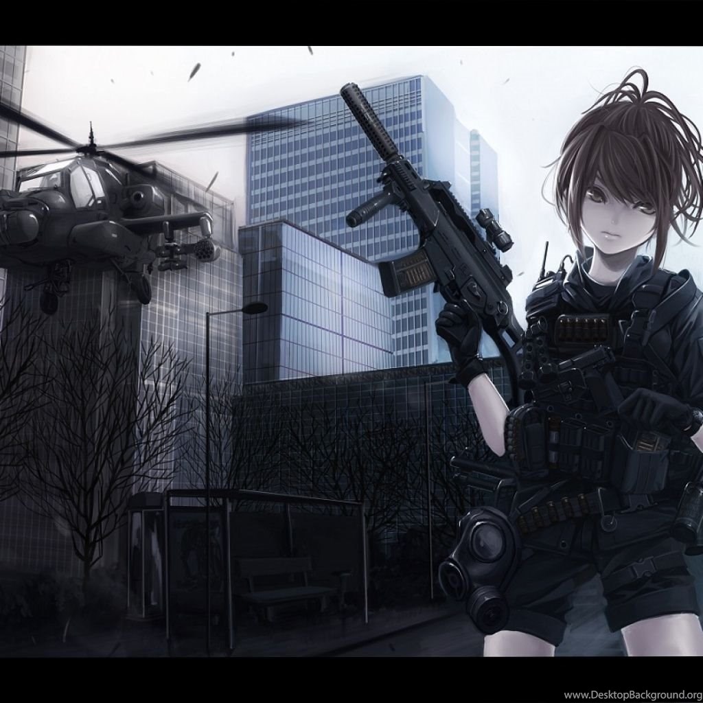 Anime Military Girl Wallpapers