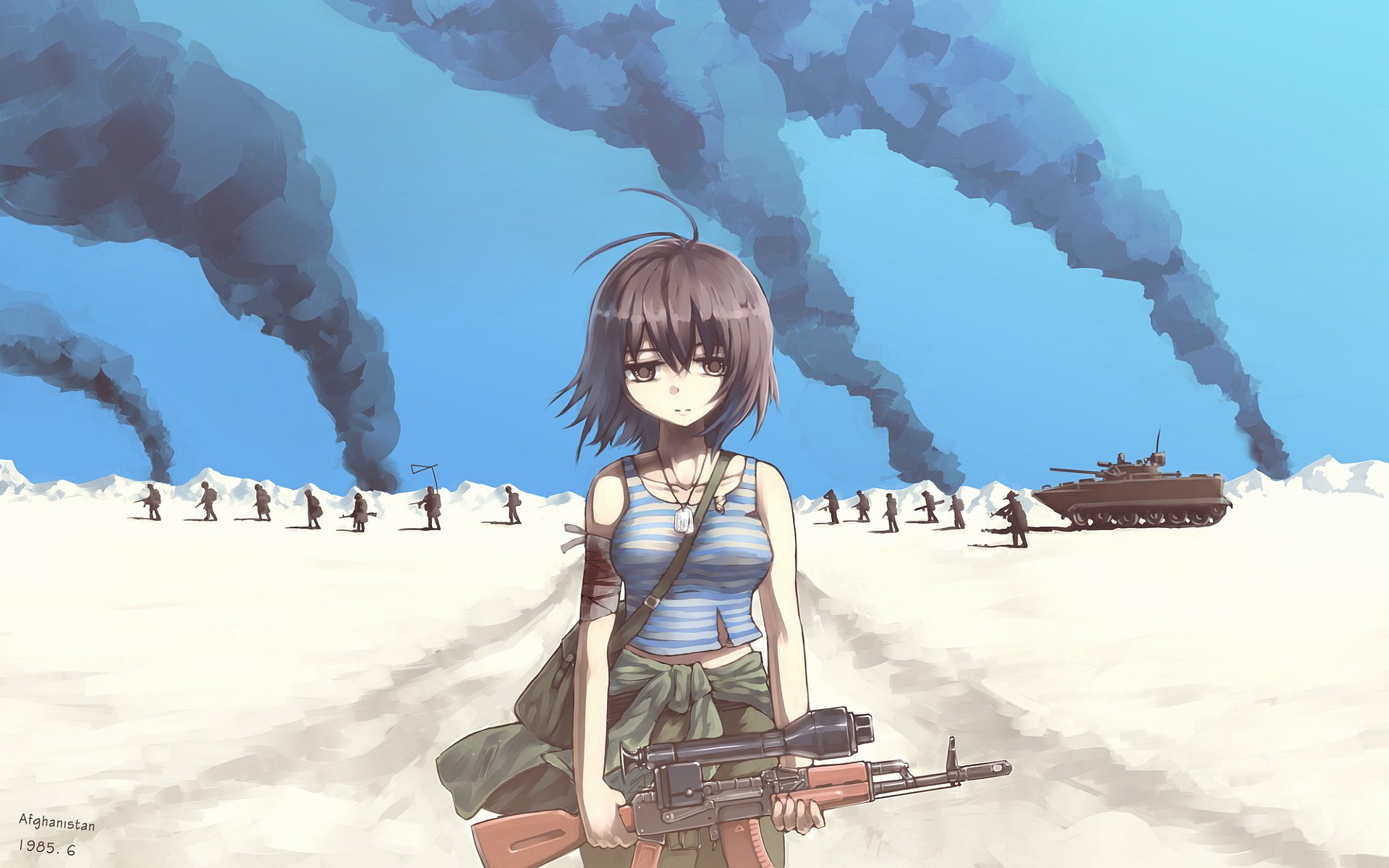 Anime Military Girl Wallpapers