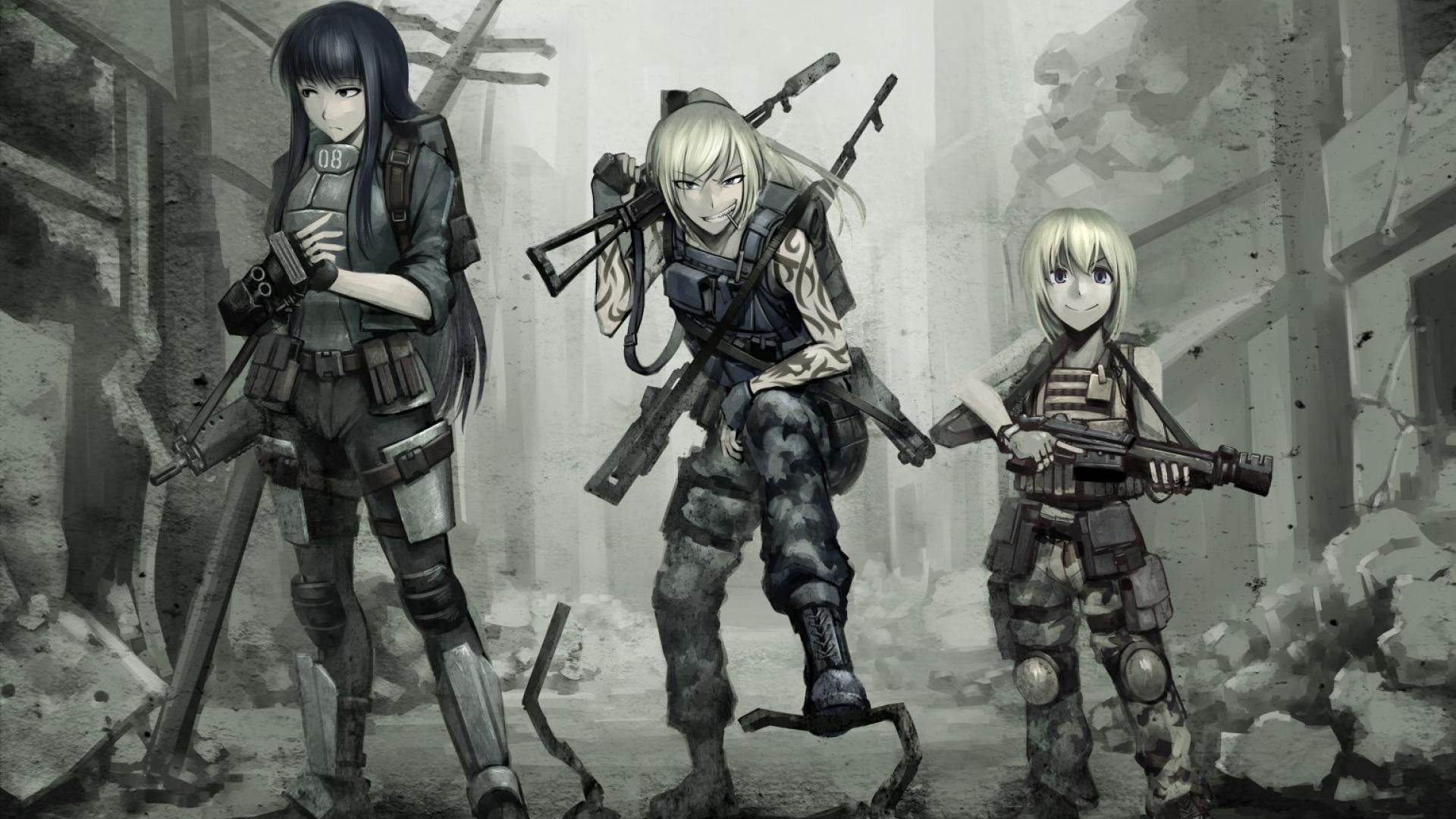 Anime Military Girl Wallpapers