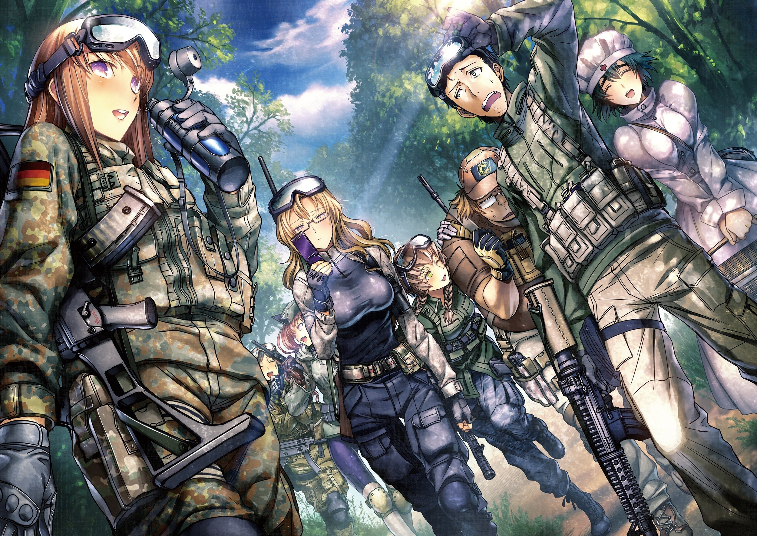 Anime Military Girl Wallpapers