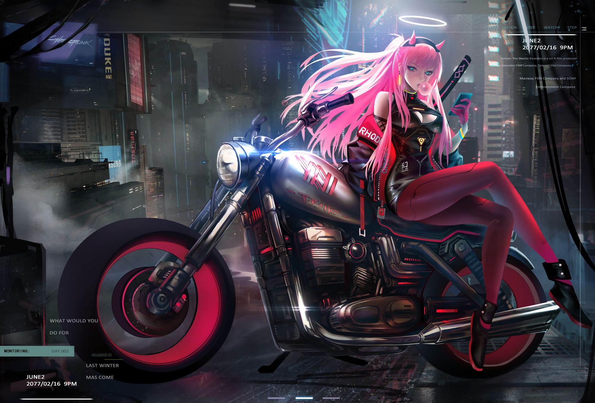 Anime Motorcycle Wallpapers