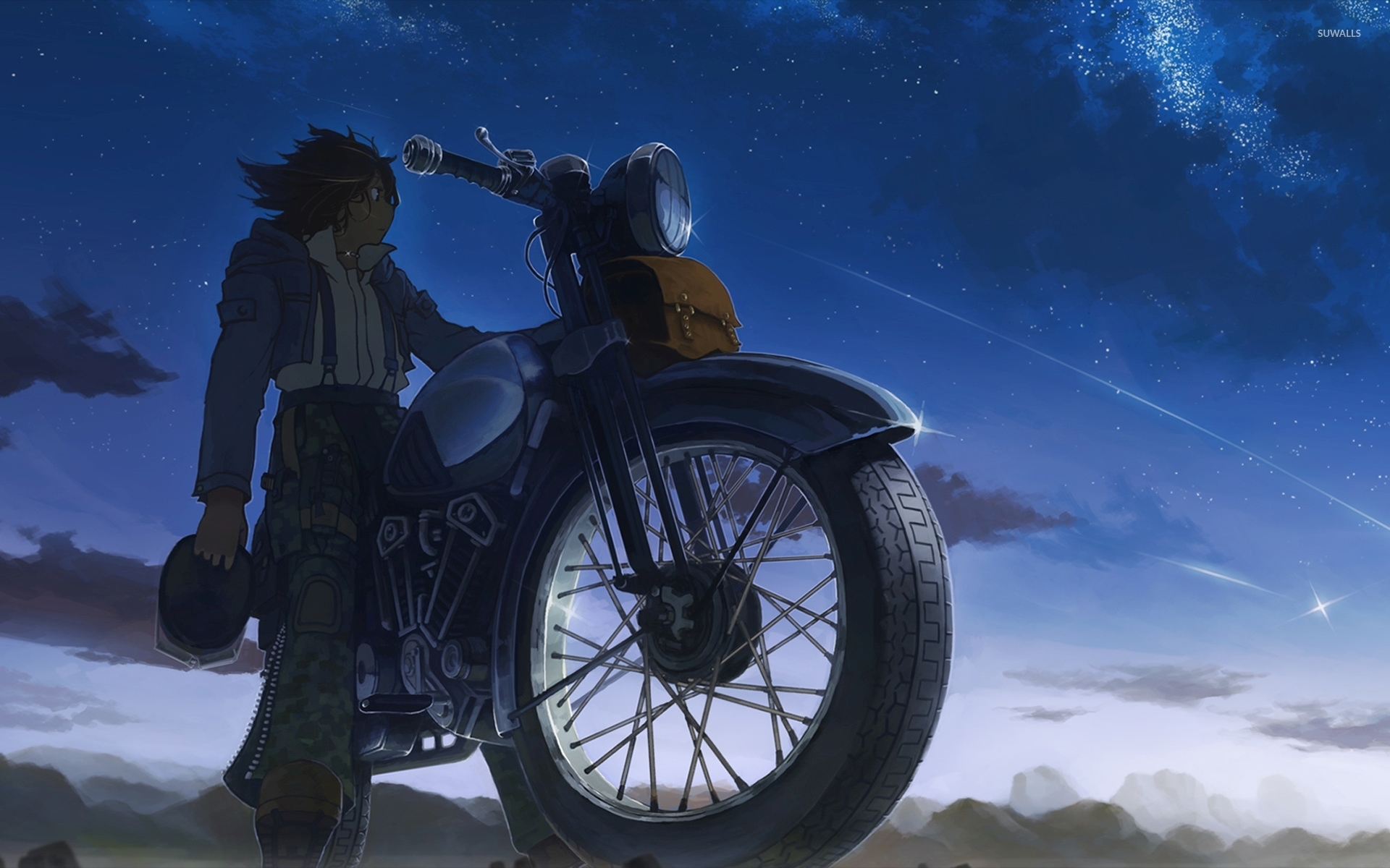 Anime Motorcycle Wallpapers