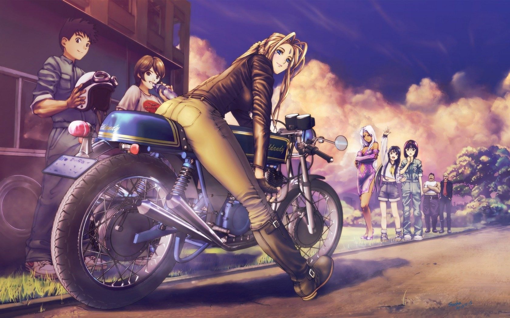 Anime Motorcycle Wallpapers