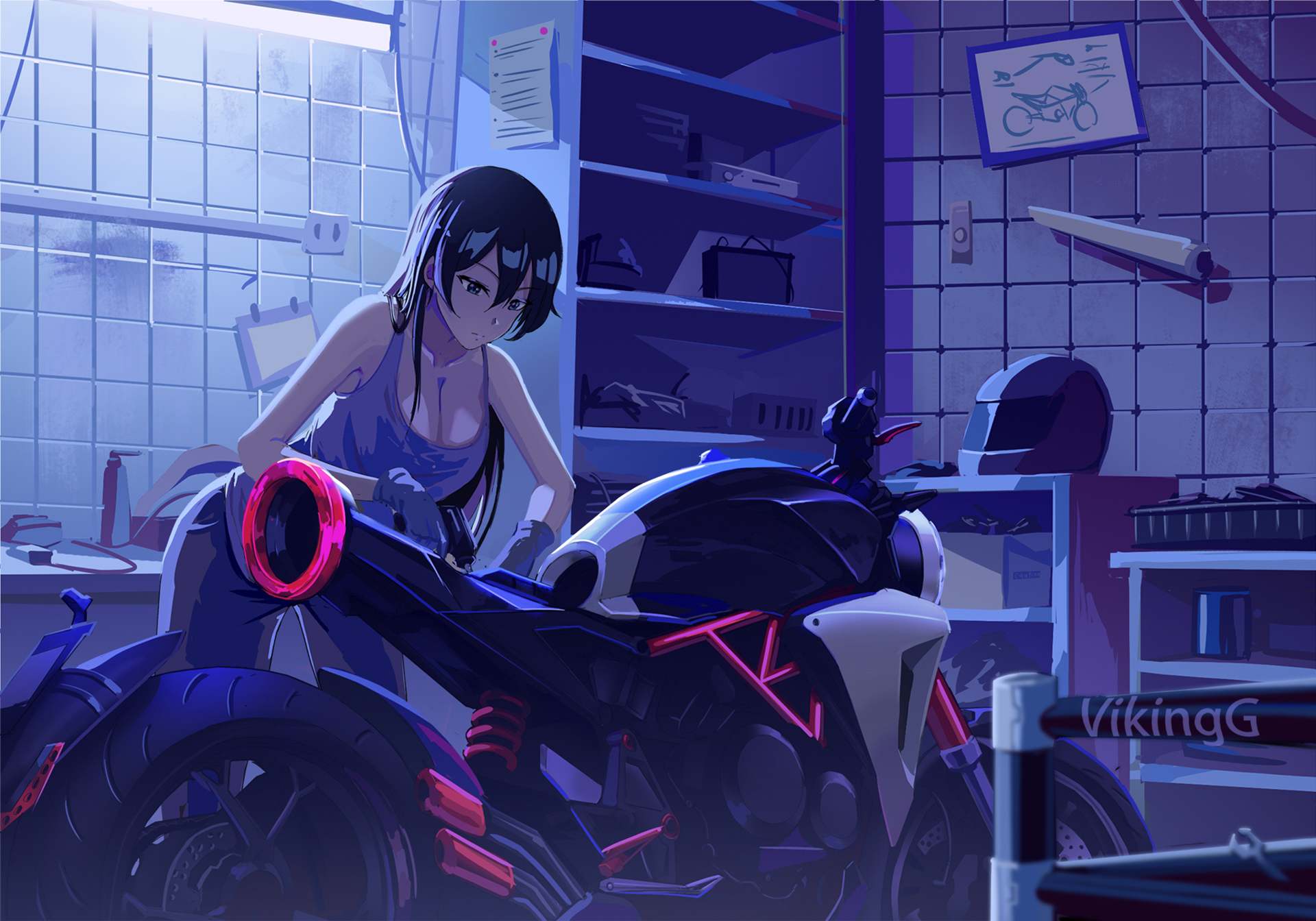 Anime Motorcycle Wallpapers