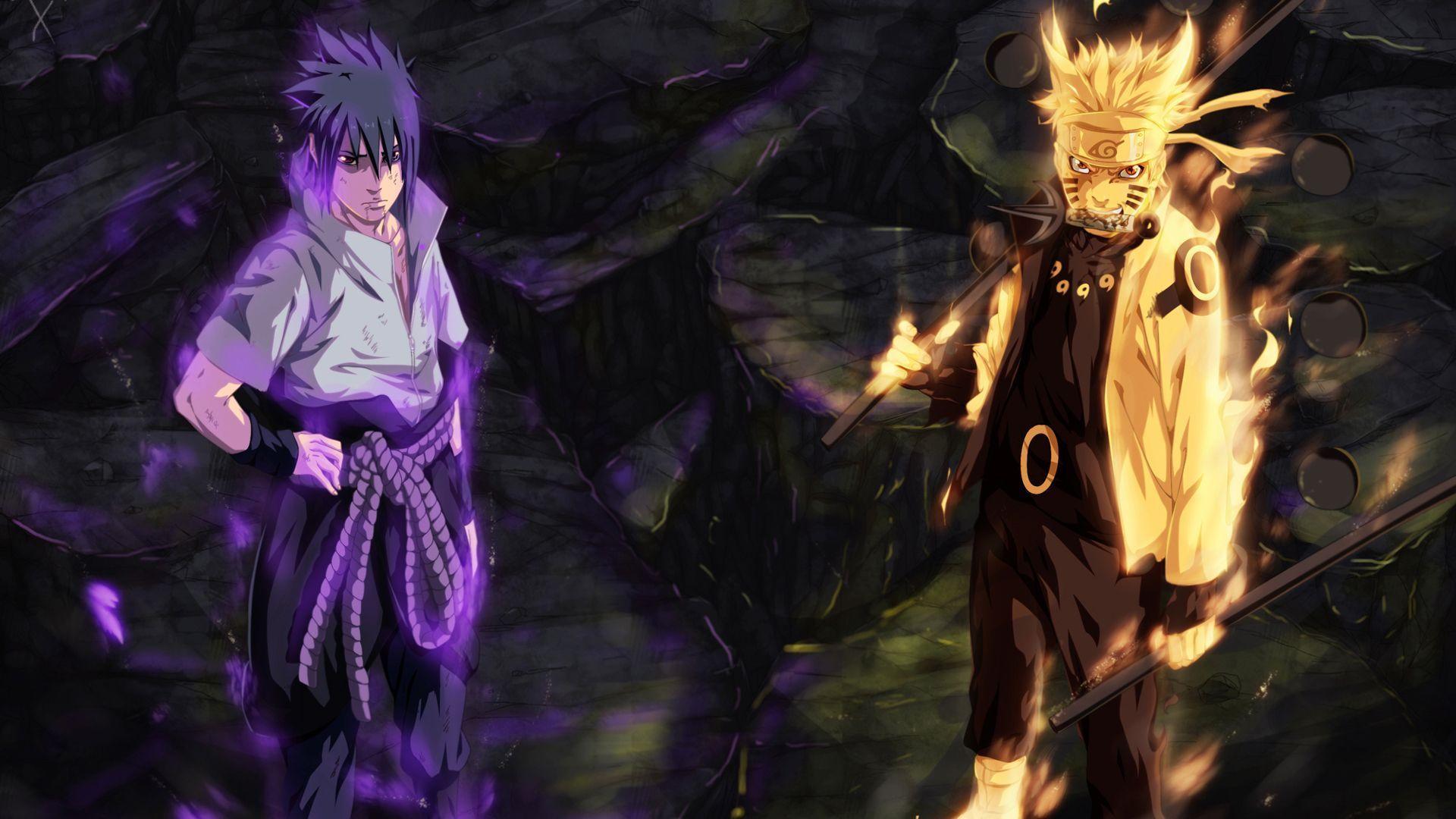 Anime Naruto And Sasuke Wallpapers