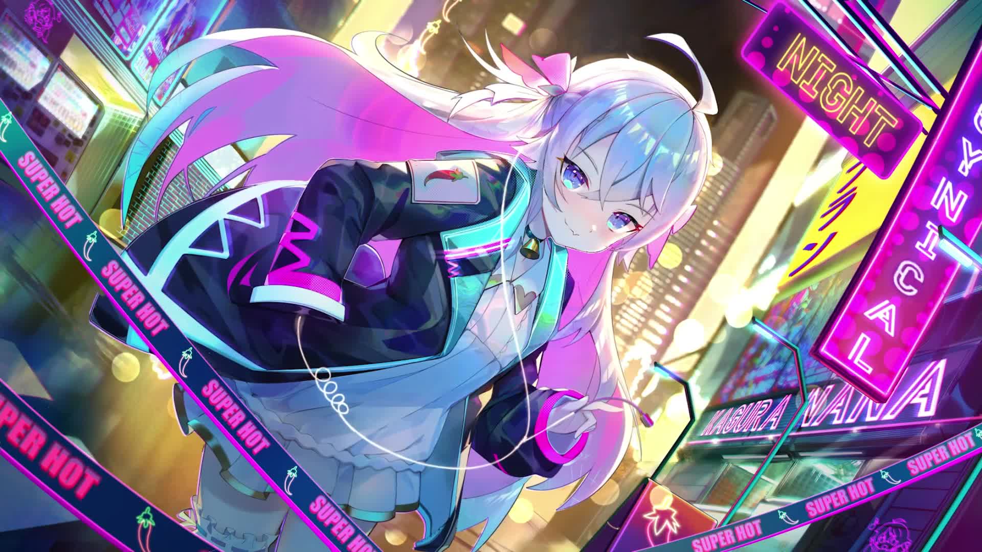 Anime Neon City Wallpapers