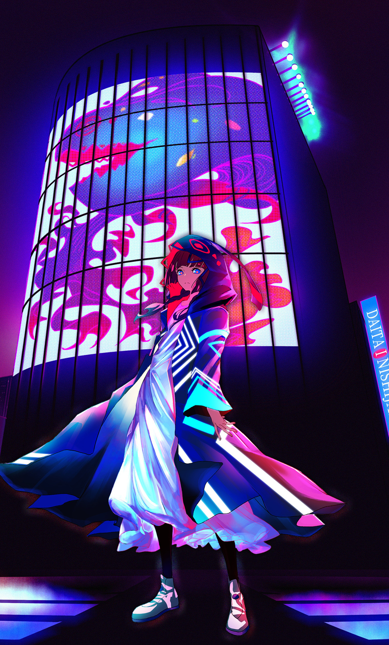 Anime Neon City Wallpapers