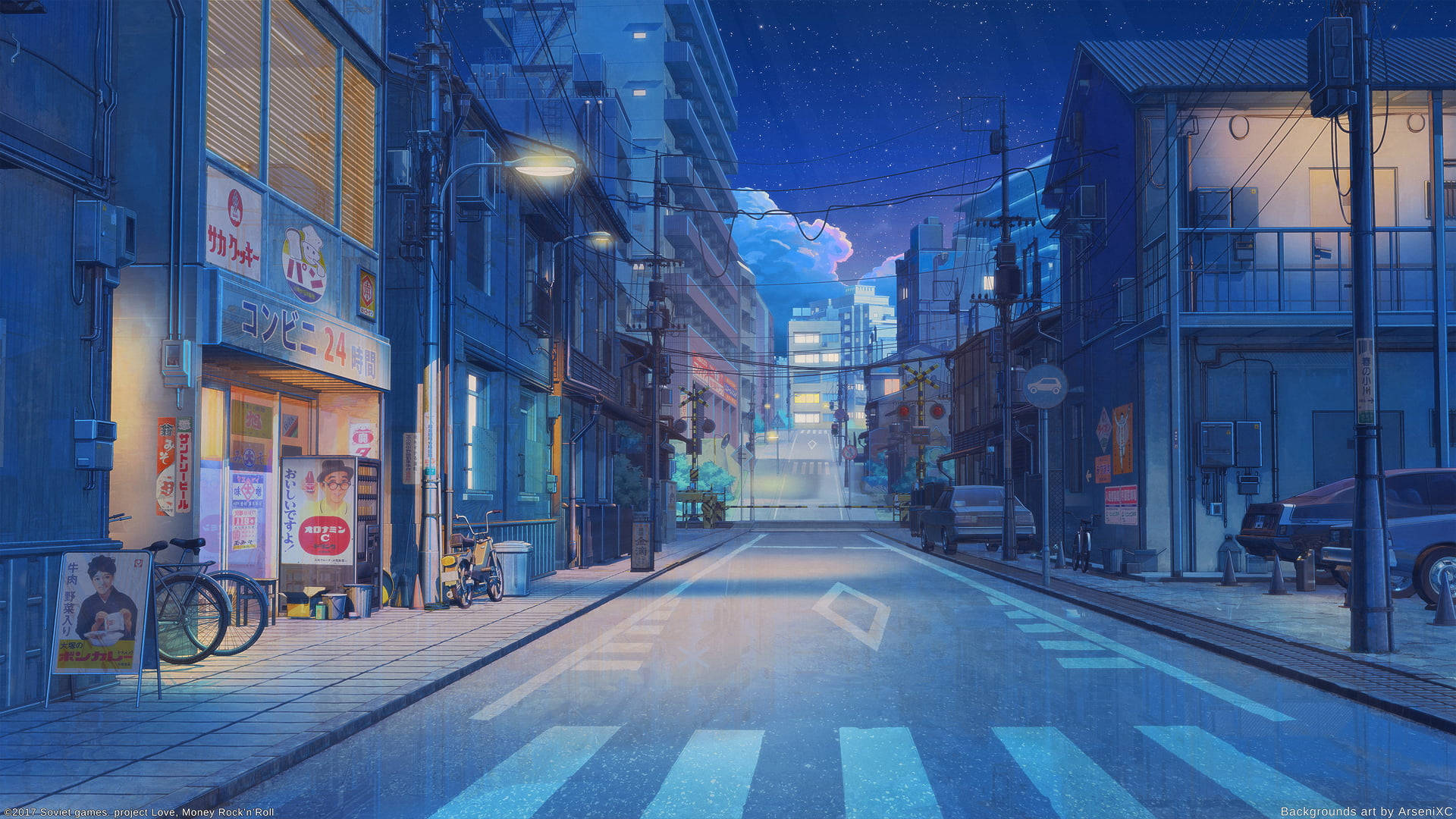 Anime Night City Hd Wallpapers