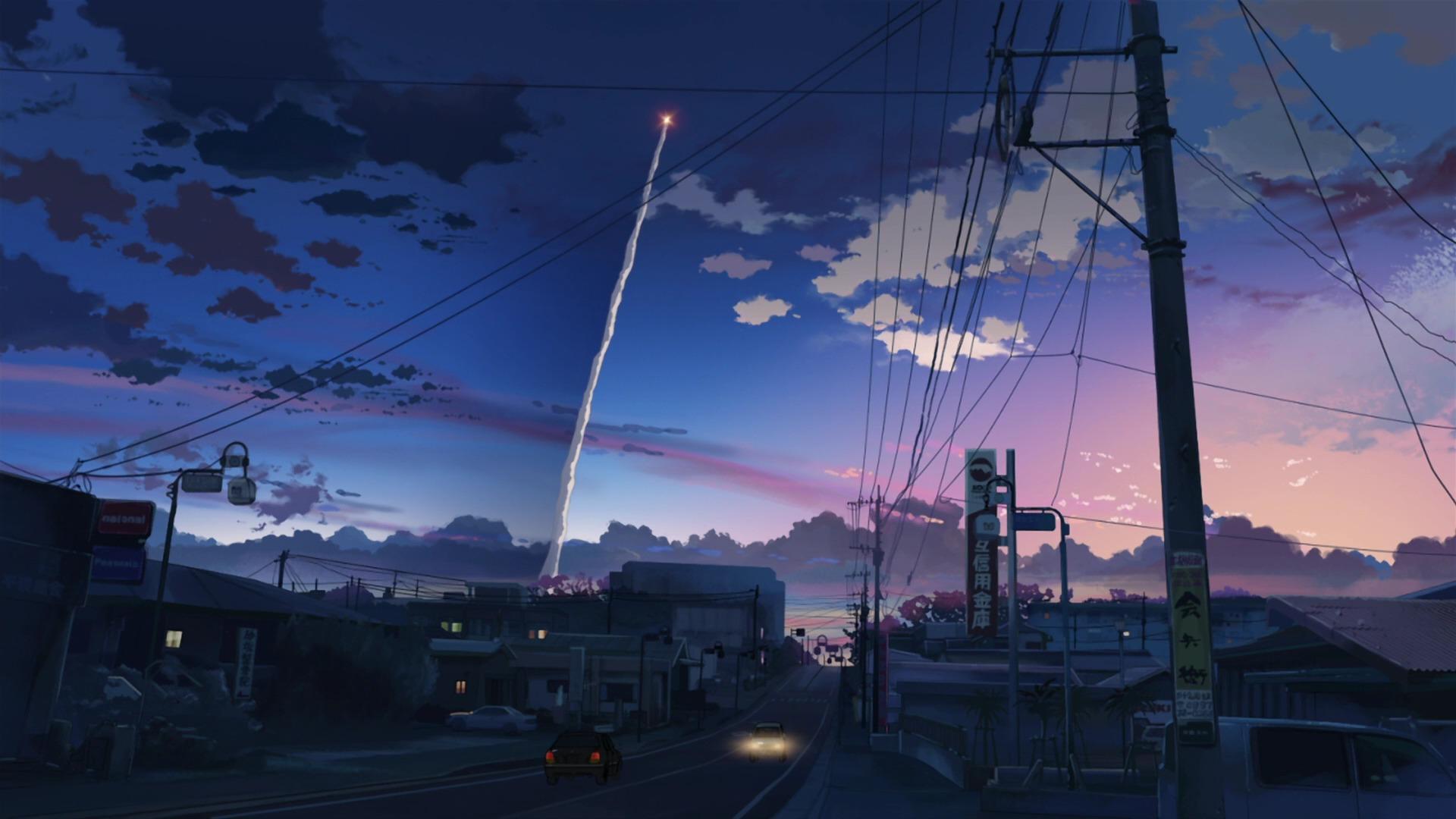 Anime Night City Hd Wallpapers
