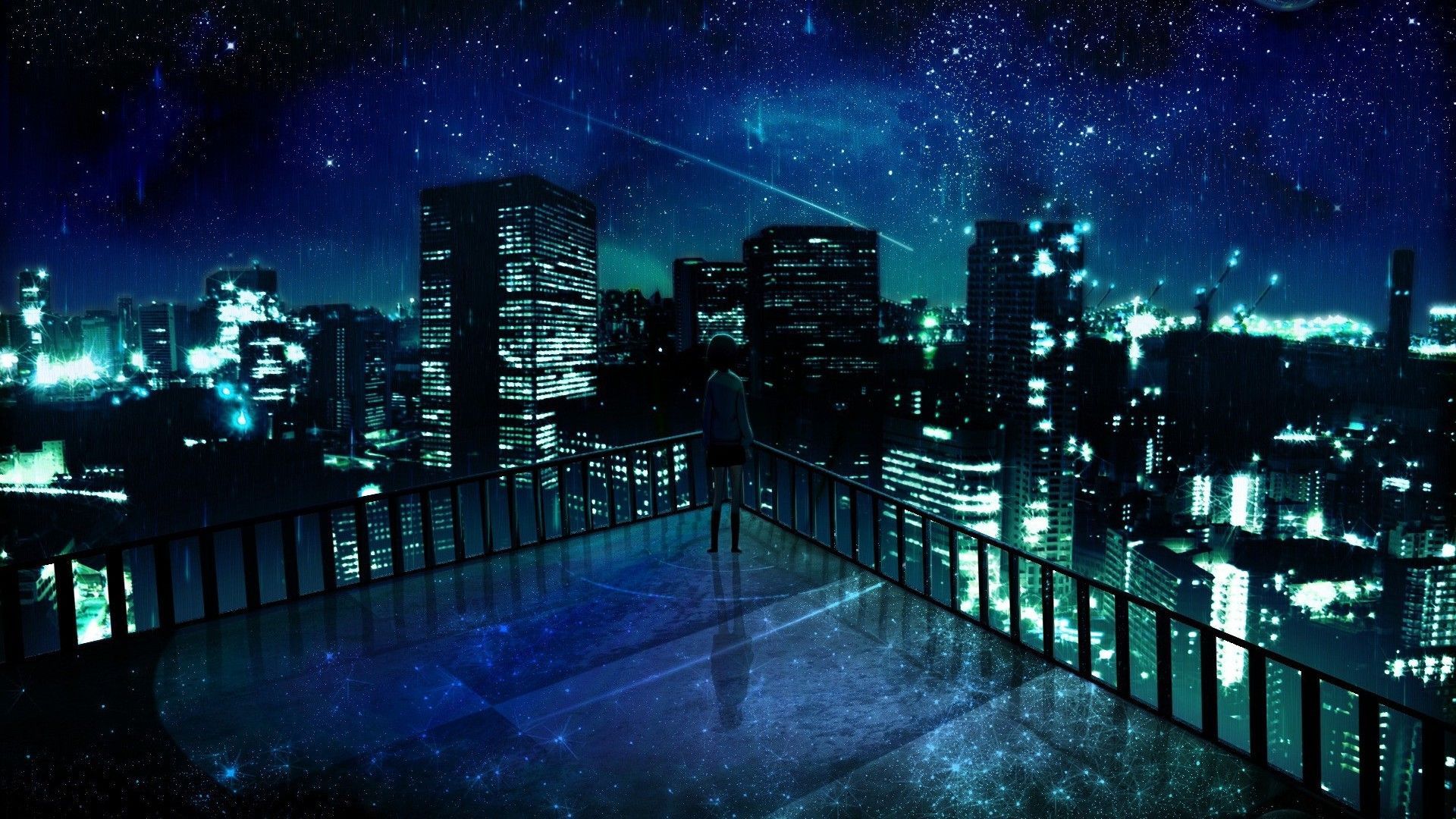 Anime Night City Wallpapers