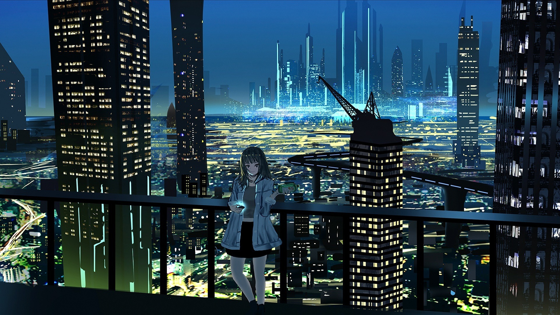 Anime Night City Wallpapers