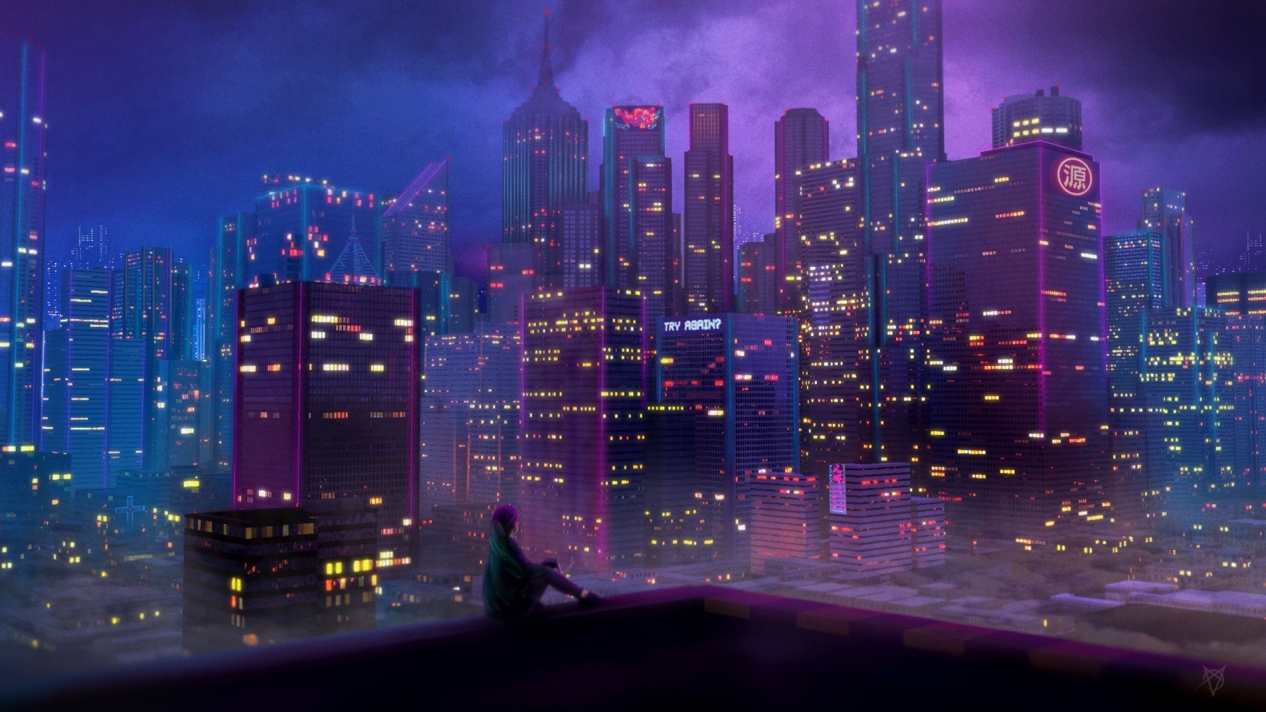 Anime Night City Wallpapers