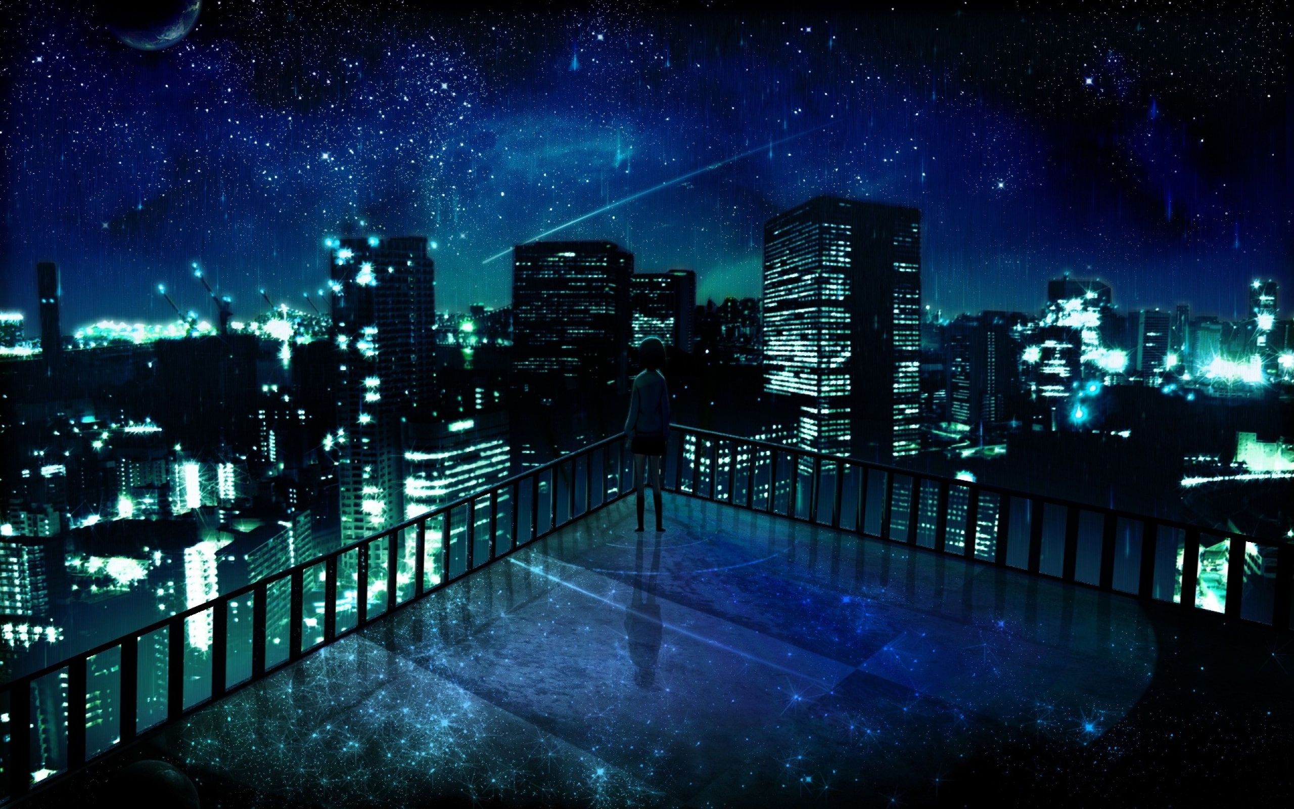 Anime Night City Wallpapers