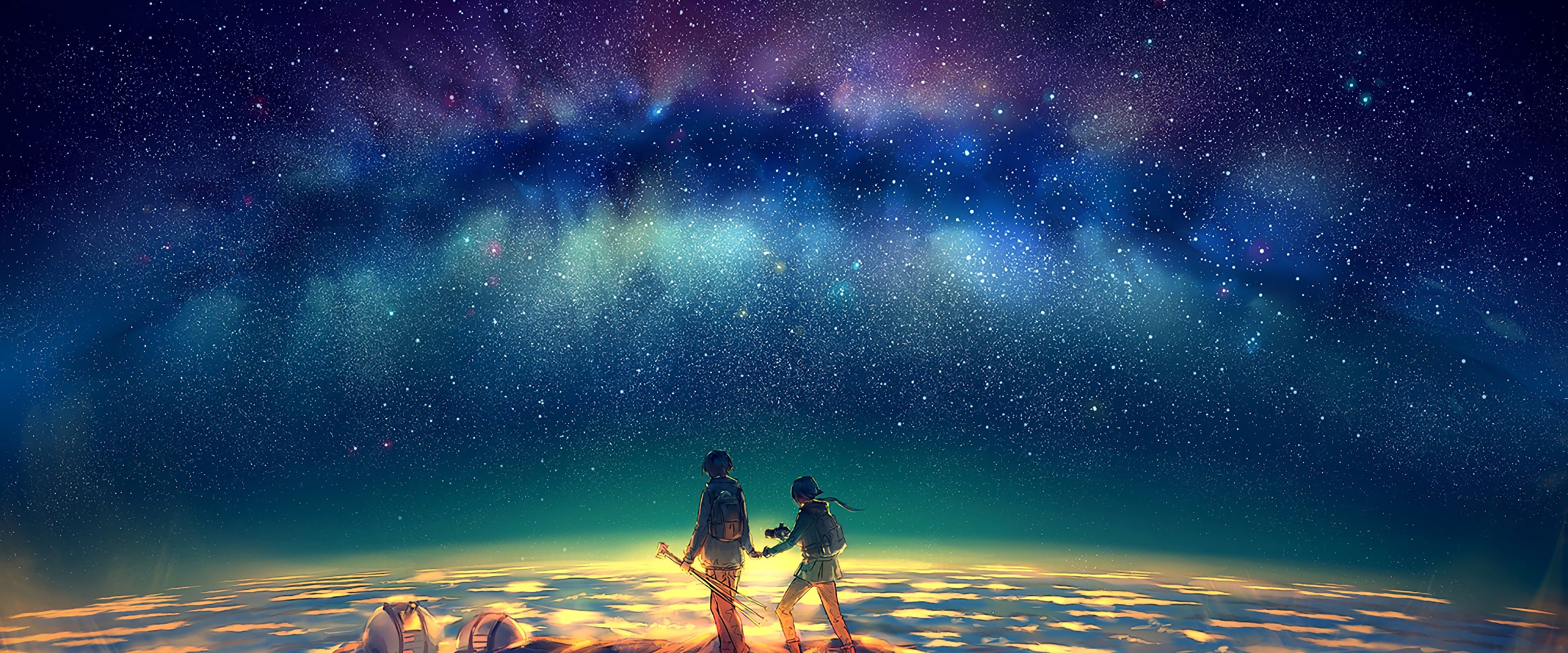 Anime Night Sky Wallpapers