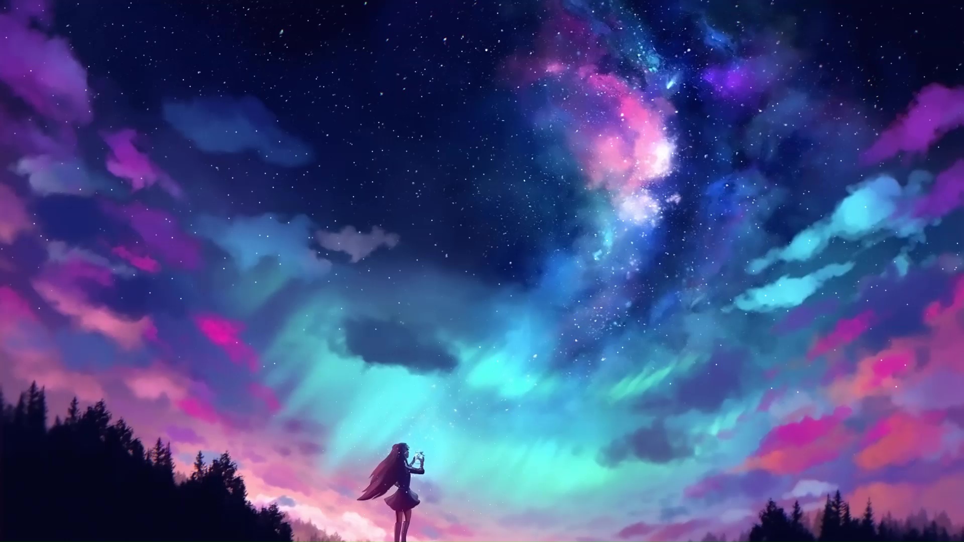 Anime Night Sky Wallpapers