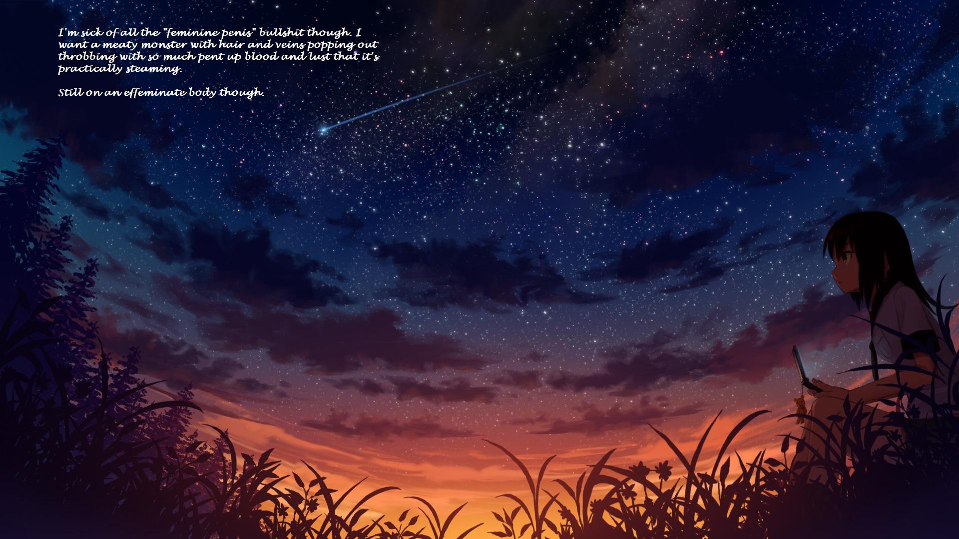 Anime Night Sky Wallpapers